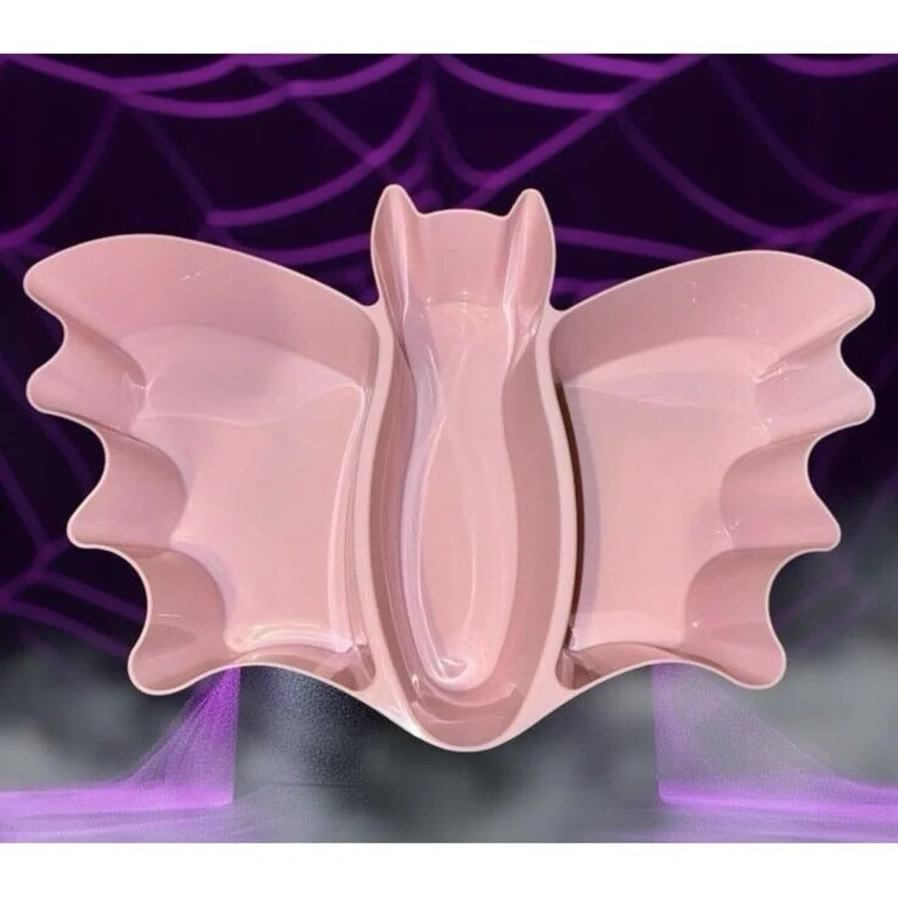 Pink bat tray Halloween‎ decor